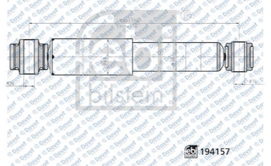 FEBI 194157 Arka Amortisor Gazli Vito Viano W639 (03-10)